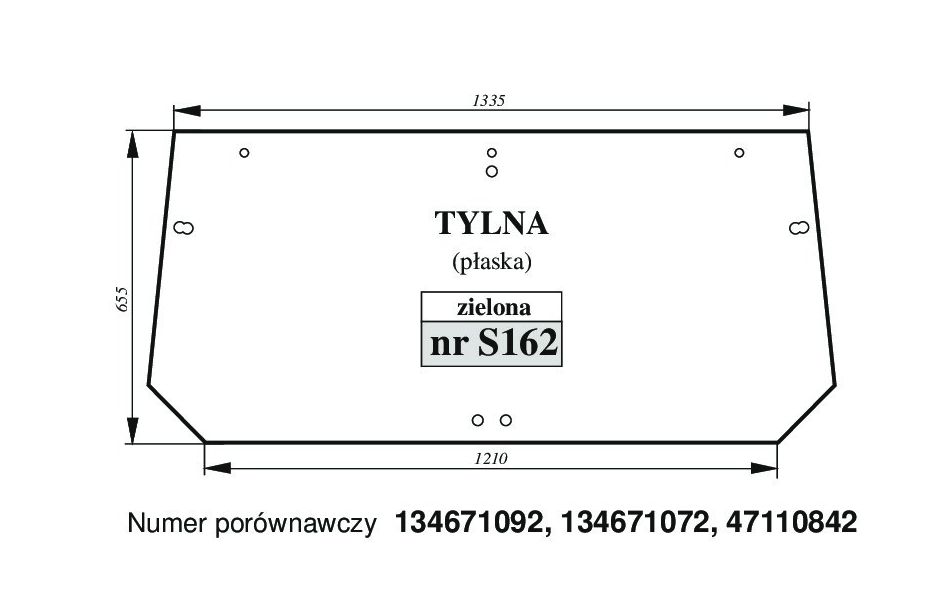 CASE CS, CVX - TYŁ S162