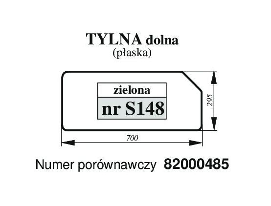 CASE JX(U), MXM - TYŁ DÓŁ S148