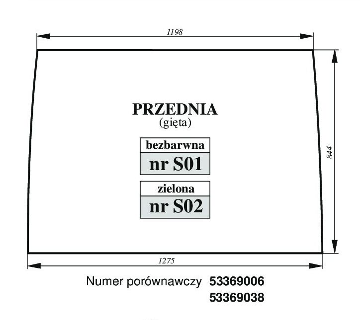 Zetor Proxim Forterra PROXIMA - PRZÓD S02 ZIELONA