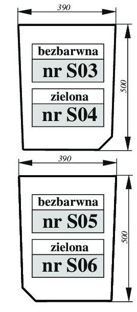 Zetor Forterra Proxima - PRZÓD DÓŁ L/P S03/S05 BEZBARWNA