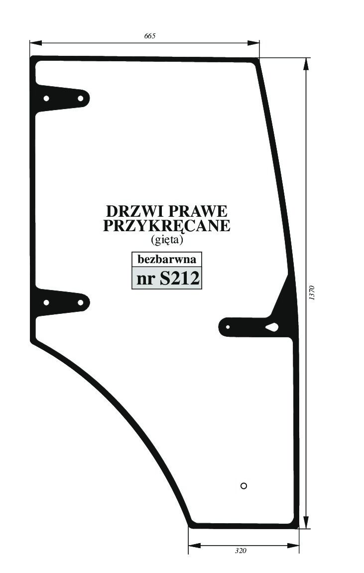 Farmer 5288,7258,8244,8288,9258,10288 - DRZWI L/P S211/S212