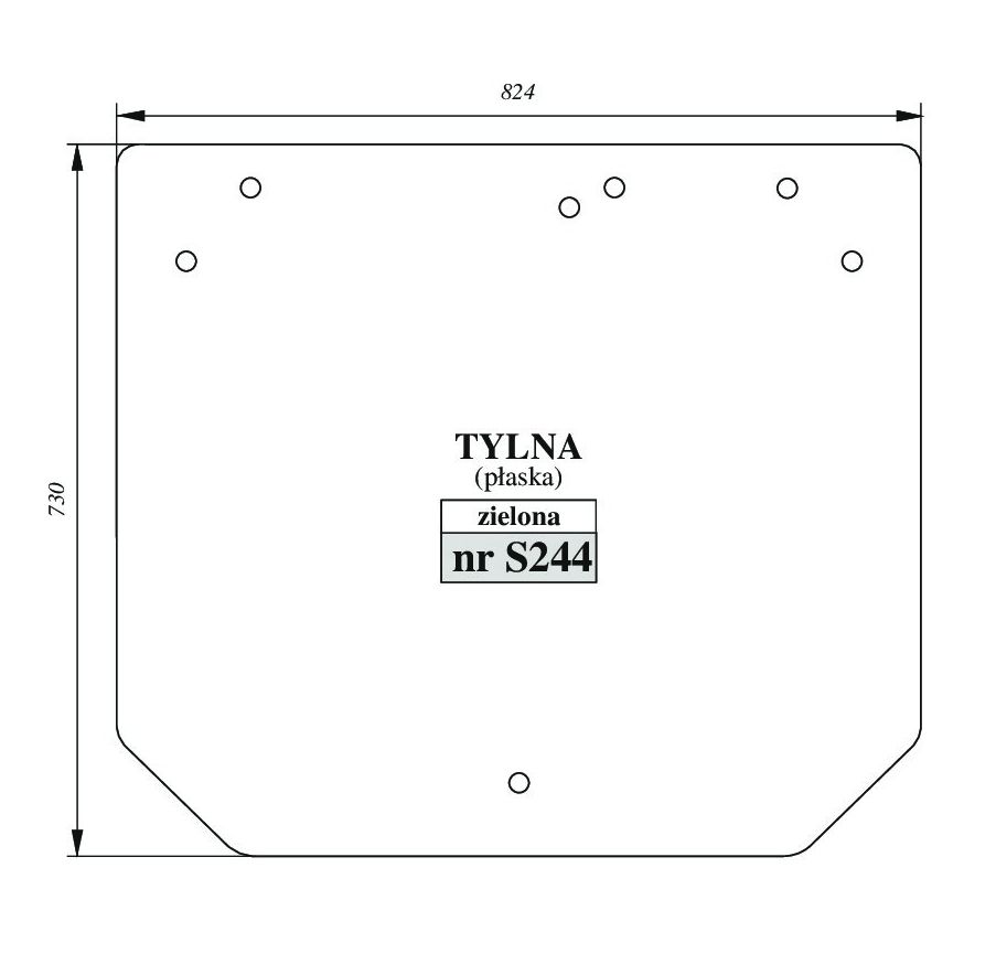 John Deere 5215, 5315, 5415, 5515 - TYŁ S244