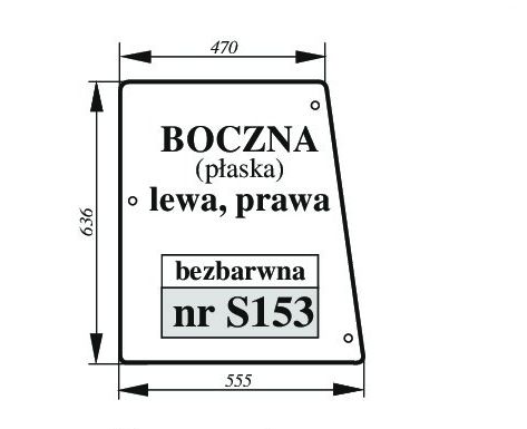 Case 644, 743, Comfort 2000 - BOK L/P S153