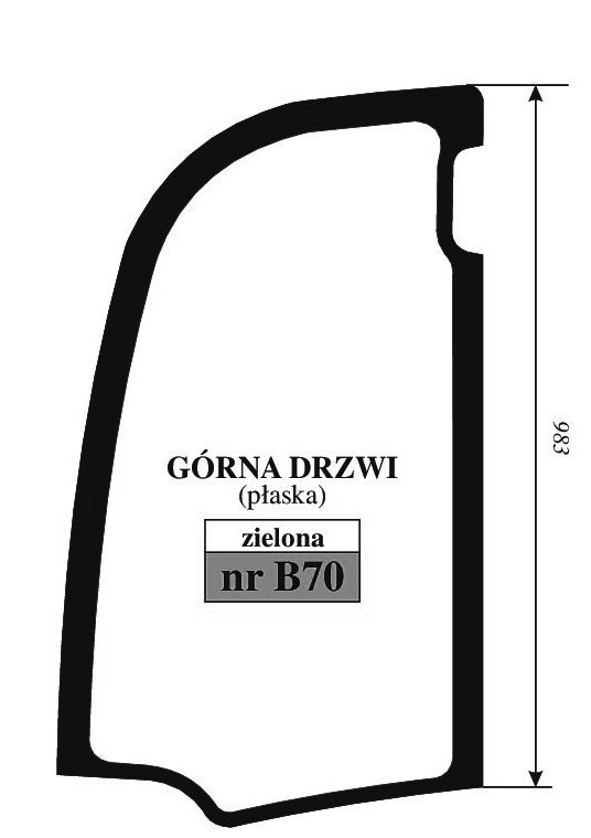 JCB 8040ZTS  8055ZTS - DRZWI GÓRA B70