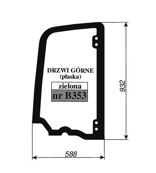 Cat 301.8 - DRZWI GÓRA B353