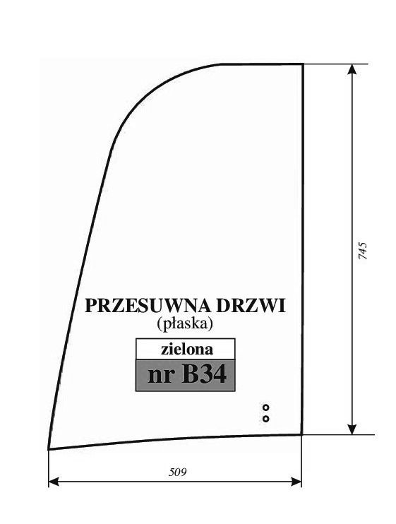 JCB JS 115, 130, 131, 145 - DRZWI *(PRZESUWNA) B34