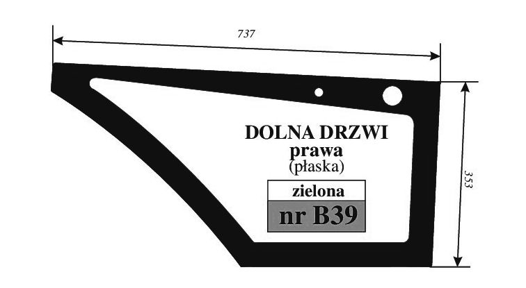 Volvo BL61 - DRZWI DÓŁ L/P B38/B39