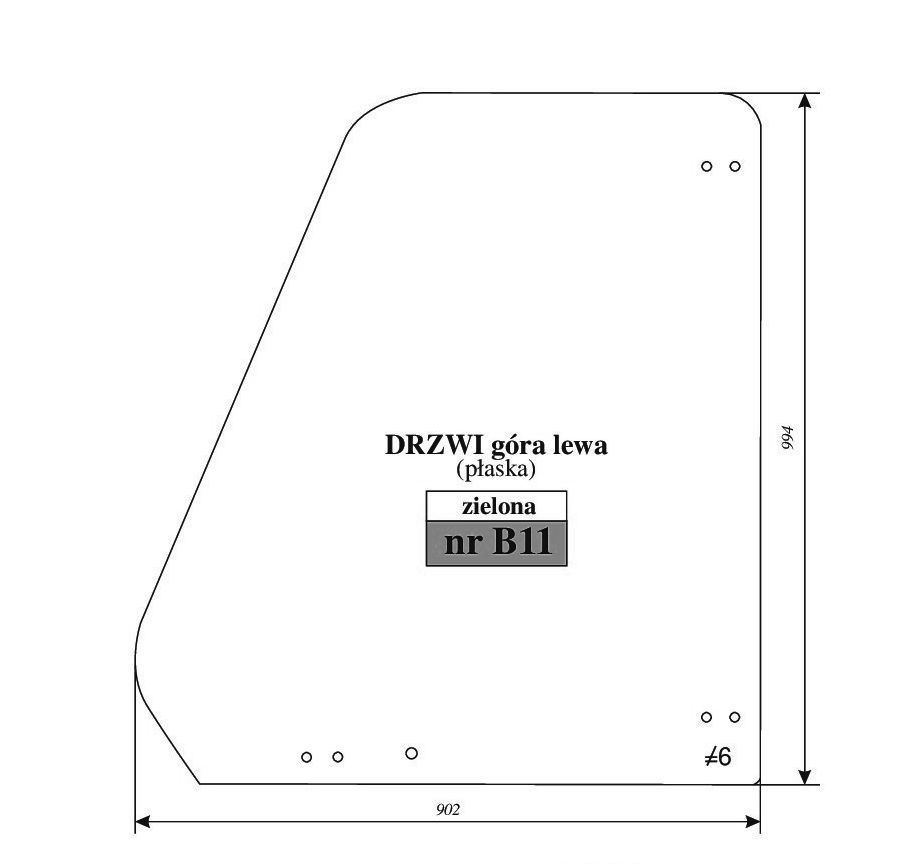 Merlo Panoramic - DRZWI GÓRA B11