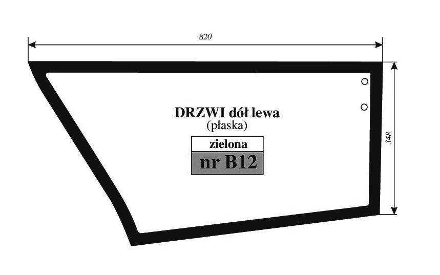 Merlo P32.6 ,P34.10  Panoramic - DRZWI DÓŁ B12