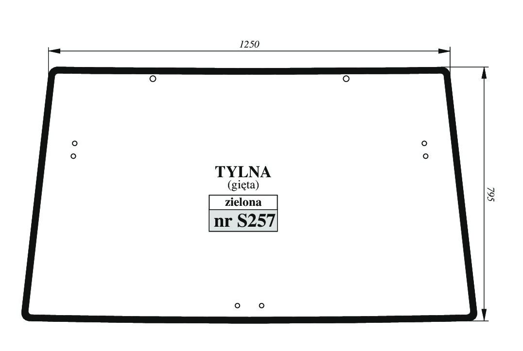 John Deere 7200, 7210, 7400, 7410 - TYŁ S257