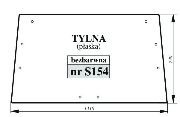 Case 644, 743, Comfort 2000 - TYŁ S154
