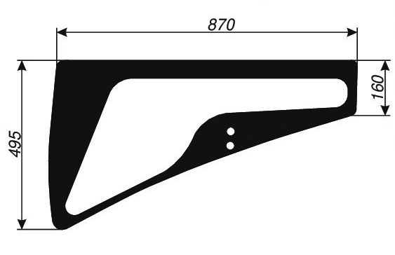 CAT 307C, 311C, - DRZWI DÓŁ B269