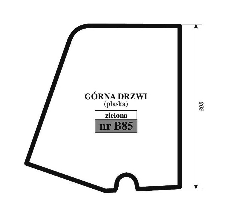 JCB 505-20 TC, 525-60, 527-58 - DRZWI GÓRA B85