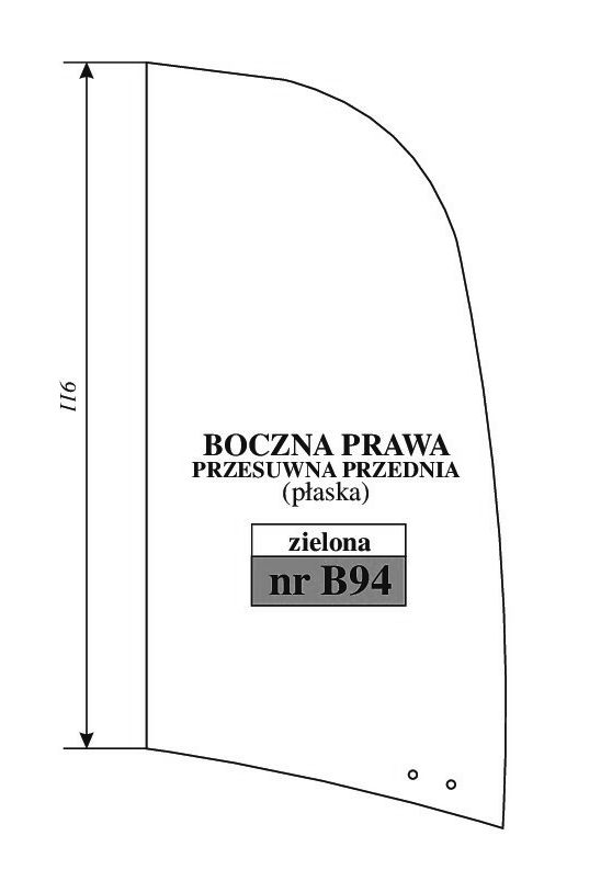 JCB 8040ZTS 8045ZTS  8050ZTS 8055RTS 8055ZTS 8065RTS - BOK PRAWY (PRZESUWNY) B94