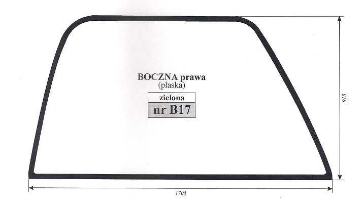 szyba ładowarka teleskopowa Manitou MLT 845 - 120 LSU - B 17
