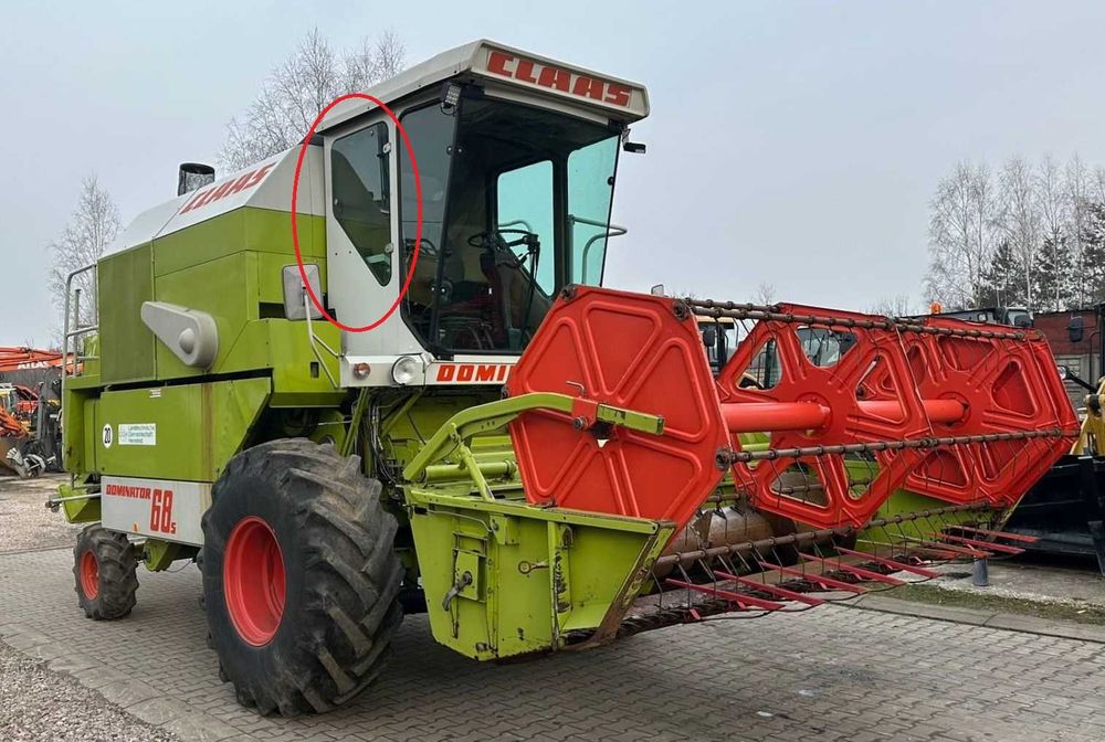 Claas Dominator 58 88 108 130 140 150 szyba nr 268