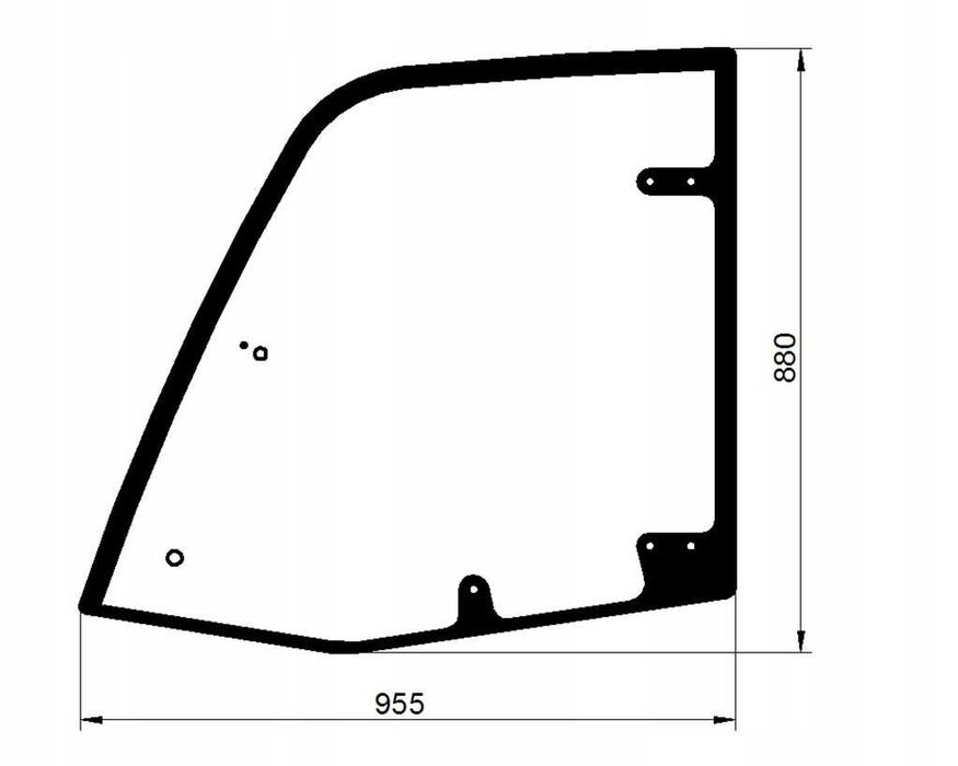 CAT CATERPILLAR JLG DEUTZ-FAHR - DRZWI GÓRA NR246 BEZ SITODRUKU