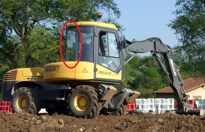 MECALAC 10,12,14 KOPARKA - TYŁ NR61